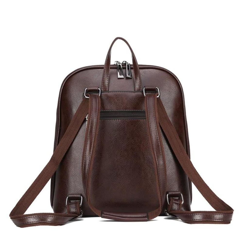 Klassischer Rucksack mit Doppelreißverschluss - elegantes Design