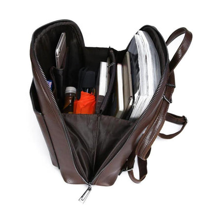 Klassischer Rucksack mit Doppelreißverschluss - elegantes Design