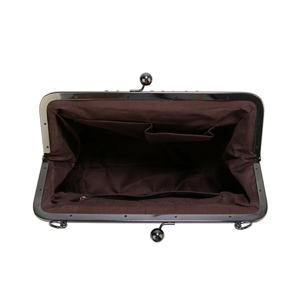 Vintage Kuss-Schloss Handtasche