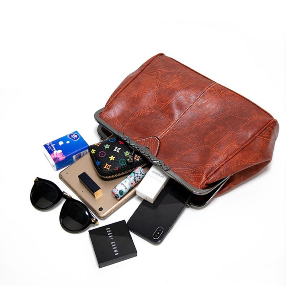 Vintage Kuss-Schloss Handtasche