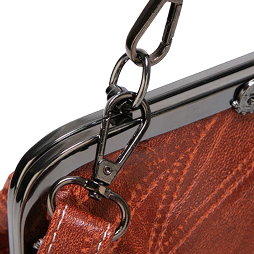 Vintage Kuss-Schloss Handtasche