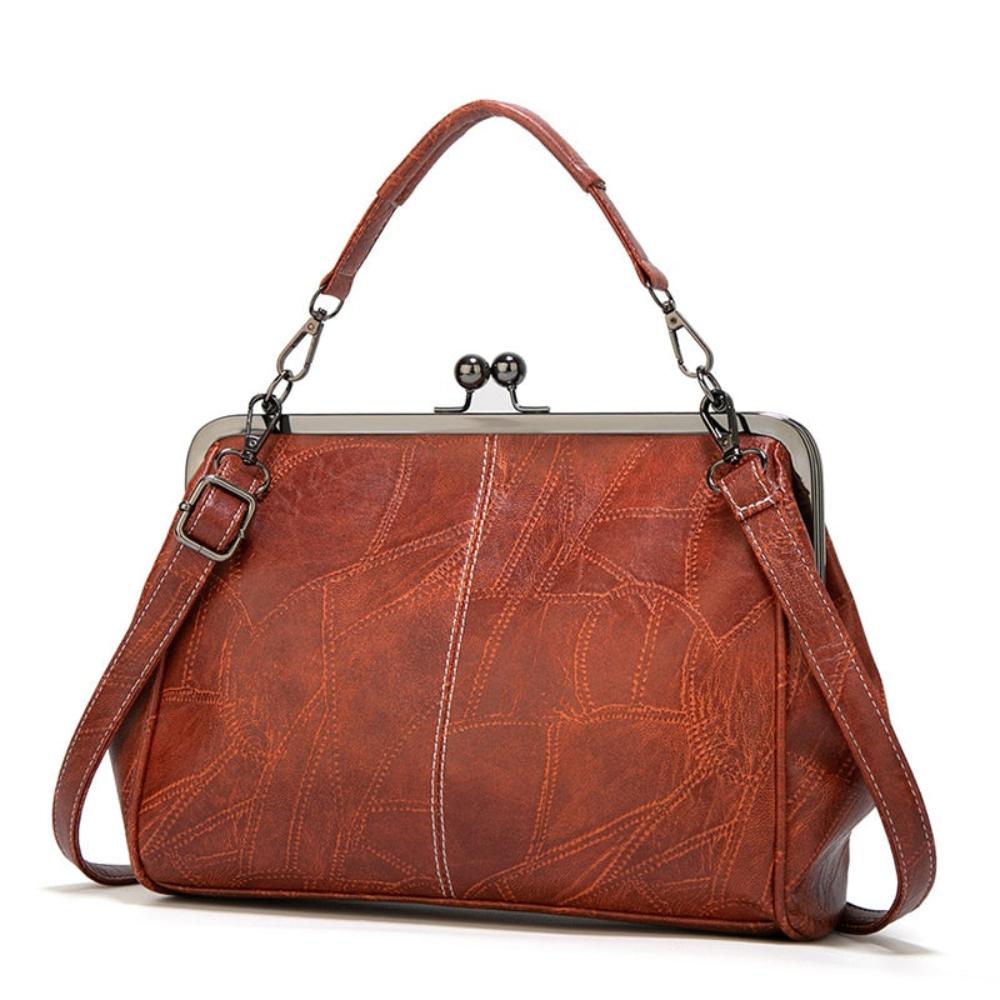 Vintage Kuss-Schloss Handtasche