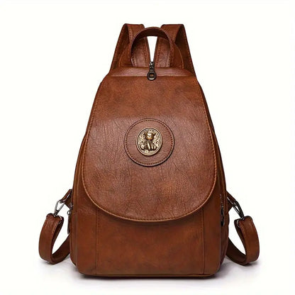 Mira’s Verstellbarer Retro-Rucksack im Denim-Look