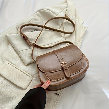Evelyn Classic Saddle Crossbody Tasche