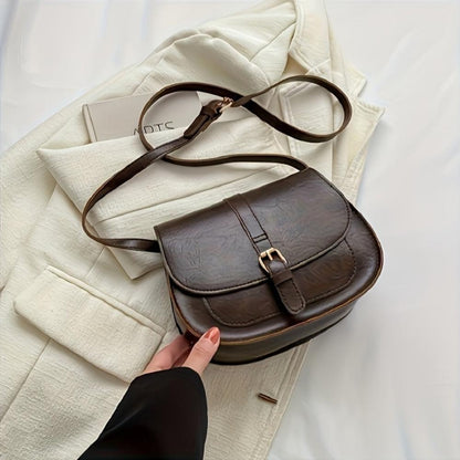 Evelyn Classic Saddle Crossbody Tasche