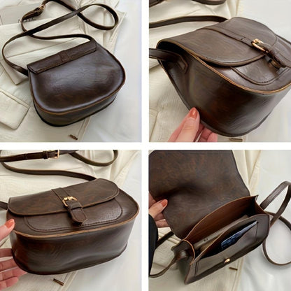 Evelyn Classic Saddle Crossbody Tasche