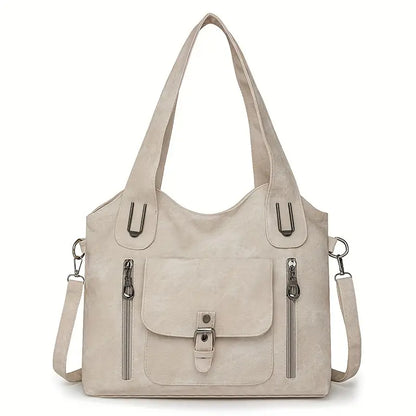 Emilia’s Geräumige Schultertasche im Retro-Stil