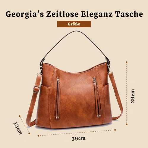 Georgia's zeitlose Eleganz | Vintage Umhängetasche