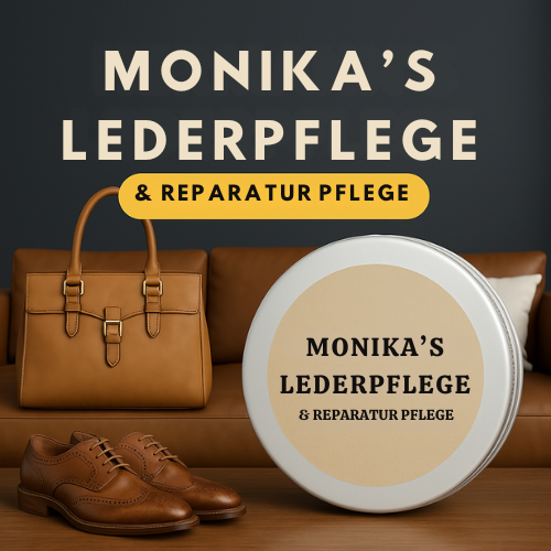Monika's Leder Pflege & Reparatur Set