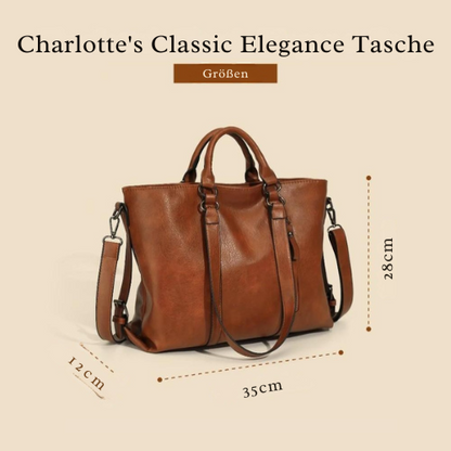 Charlotte's Klassische Eleganz | Vintage Tote Bag