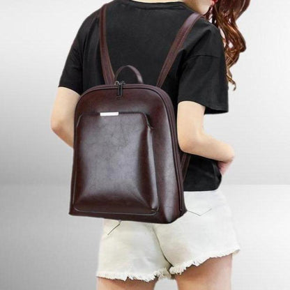 Klassischer Rucksack mit Doppelreißverschluss - elegantes Design