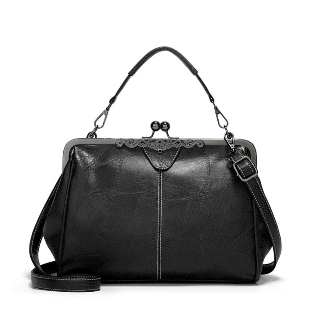 Vintage Kuss-Schloss Handtasche