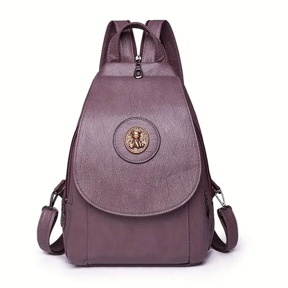 Mira’s Verstellbarer Retro-Rucksack im Denim-Look