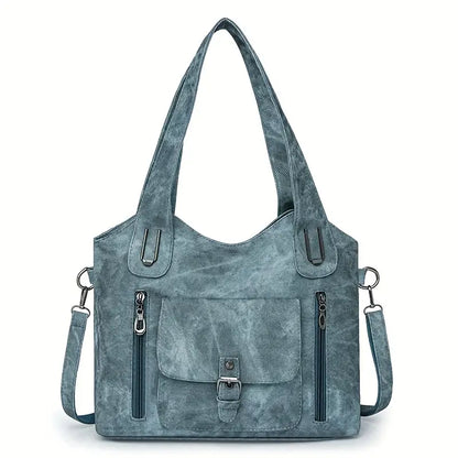 Emilia’s Geräumige Schultertasche im Retro-Stil