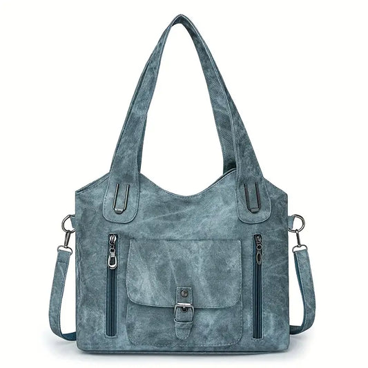 Emilia’s Geräumige Schultertasche im Retro-Stil