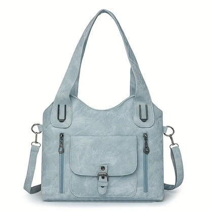 Emilia’s Geräumige Schultertasche im Retro-Stil