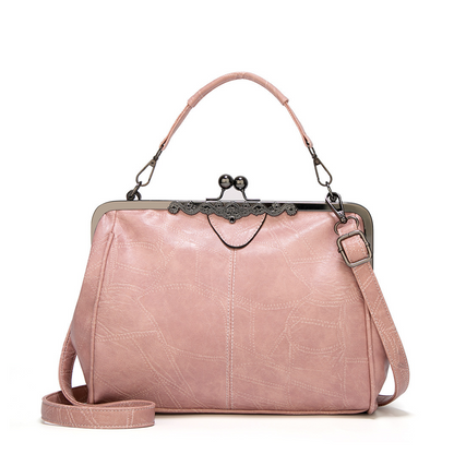 Vintage Kuss-Schloss Handtasche