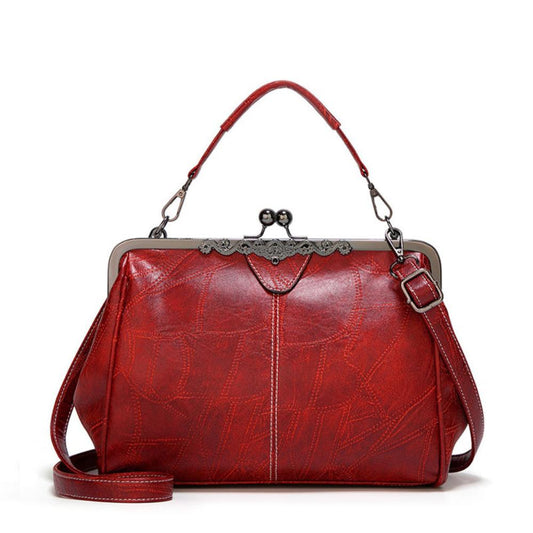 Vintage Kuss-Schloss Handtasche